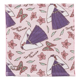 BANDAI 4355029000 Mini Towel, Devil Blade Devil Mini Towel (Kanao), Handkerchief, Gauze Towel, Characteristic, 100% Cotton, Antibacterial, Odor Resistant, Water Absorbent, Fluffy, Present, Gift,