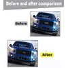 CONGCONG fit Ford Emblem, 9.5 inch Overlay Front Grille Tailgate