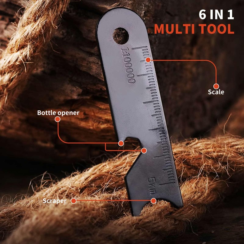1 set Fire Starter Kit Flint,Survival Fire Steel Flint Striker