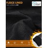 FIORETTO Womens Chrome-free Leather Gloves Warm Renewable Fleece Lined Touchscreen