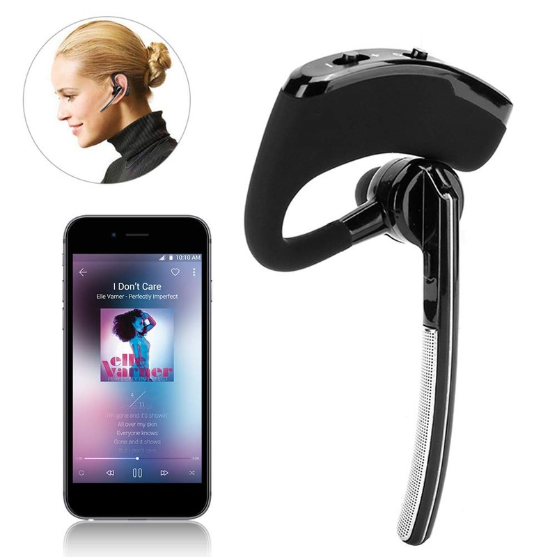 Cuifati Business Bluetooth Headphones, Wireless Hands-Free Stereo Earphones with Mic