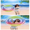 Brotevity Swim Ring for Adults, Children, Sequins, Floating, Water Play,