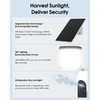 ANRAN Solar Security Cameras Wireless Outdoor with Light,2K Battery Powered