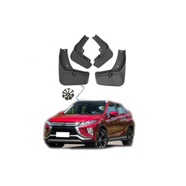 YLOXFW Car Mudguard Mud Flaps for Mitsubishi Eclipse Cross 2018-2023 Molded Custom Front and Rear Mudflaps Splash Guards Fender Flares Kit 4-PC Auto Accessories,Send 1 Car Wash Towel