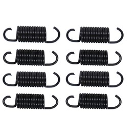 Yoogu 2-1/2 inch (Pack of 8) Overall Length Spring Furniture Replacement Extension Tension Springs Part for Recliner Sofa Trundle Bed Black (12 Turn)