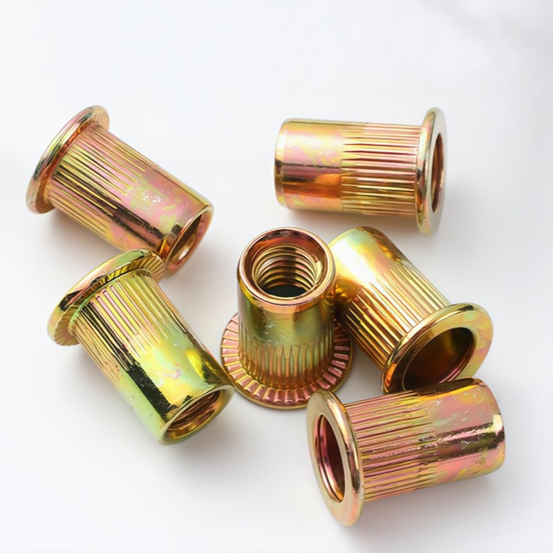Drenky Rivet Nuts M5 Flat Head Thread Inserts Pack of