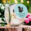 Mr. & Mrs. Panda Personalisiertes Bonbonglas Stinktier Blume XL 2000ml