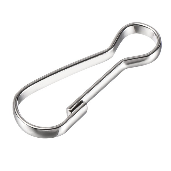 uxcell 100 Pcs Spring Hook Snap Clip Hook 25x9x2mm Iron