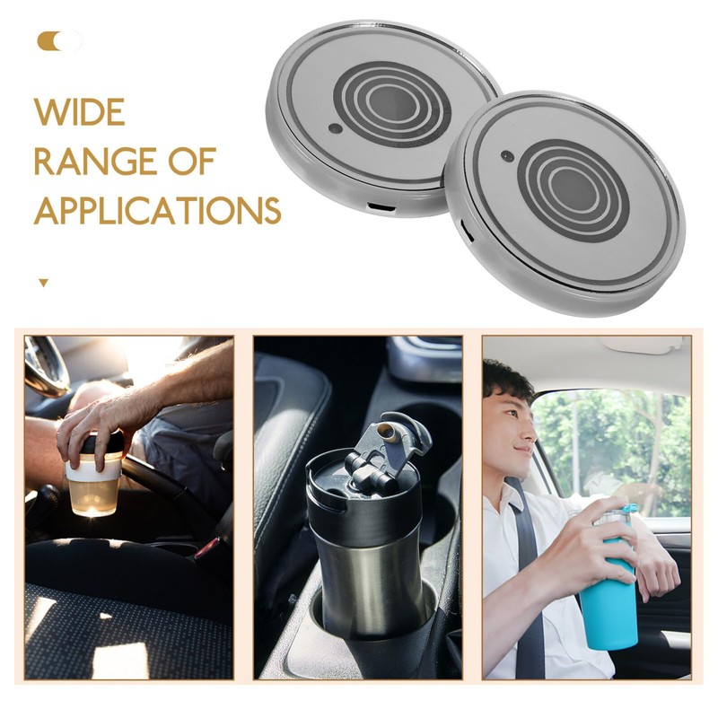ledmomo Coaster for Car, LED Coaster LED Drink Holder, Car
