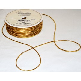 The Gift Wrap Company 25-Foot Elastic Tinsel Cord, Gold (16076-09)