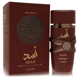 Lattafa Asad Bourbon by Lattafa Eau De Parfum Spray 3.4 oz For Men New In Box