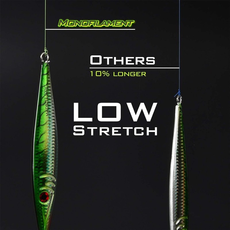 KastKing Línea de pesca de monofilamento premium, Mamba negra, 300