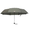 Champion CHM20MN58 Mini Folding Umbrella, Gray, Striped Pattern, 65cmX8R, Gentlemen,