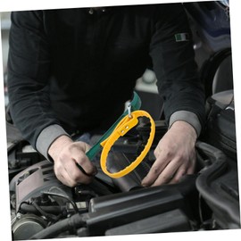 Operitacx Heavy Duty Adjustable Strap Wrench with Anti-Slip Chain for Oil Filter and Water Filter Bottles Ergonomic Mechanic and Plumber Tool for Stubborn Bolt Removal