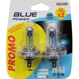 START Pair of H4 12V 100/80W P43t Halogen Car Bulbs