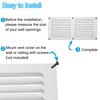PATIKIL 16 x 12 Inch 304 Stainless Steel Vent Cover,