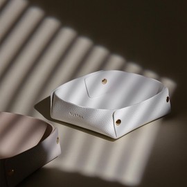 OLETHA Napkin Holder for Luncheon Napkins - Aesthetic Desk Decor for Kitchen & Dining Table - White