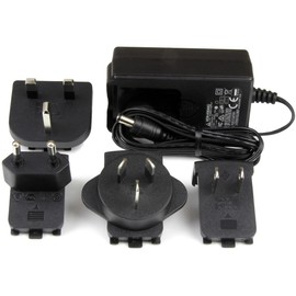 StarTech.com Universal Replacement Power Adapter - DC 9 Volts, 2 Amps Power Adapter (SVA9M2NEUA), Black