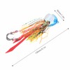 4Pcs 65g Fishing Artificial Baits Silicone Skirts Lures with Hook