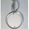 west elm Acrylic Round Picture Frame Christmas Ornament w/Magnetic Closure