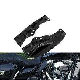 HCmotorku Motorcycle Middle Frame Air Deflector Trim Side Wing Air Deflector Heat Shield Middle Frame Air Heat Deflectors Trim Air Deflector Trim Cover Fit For Touring, Trike 2009-2016