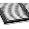 300x300mm / 12x12 inch Black Metal Ventilation Grille with Flyscreen