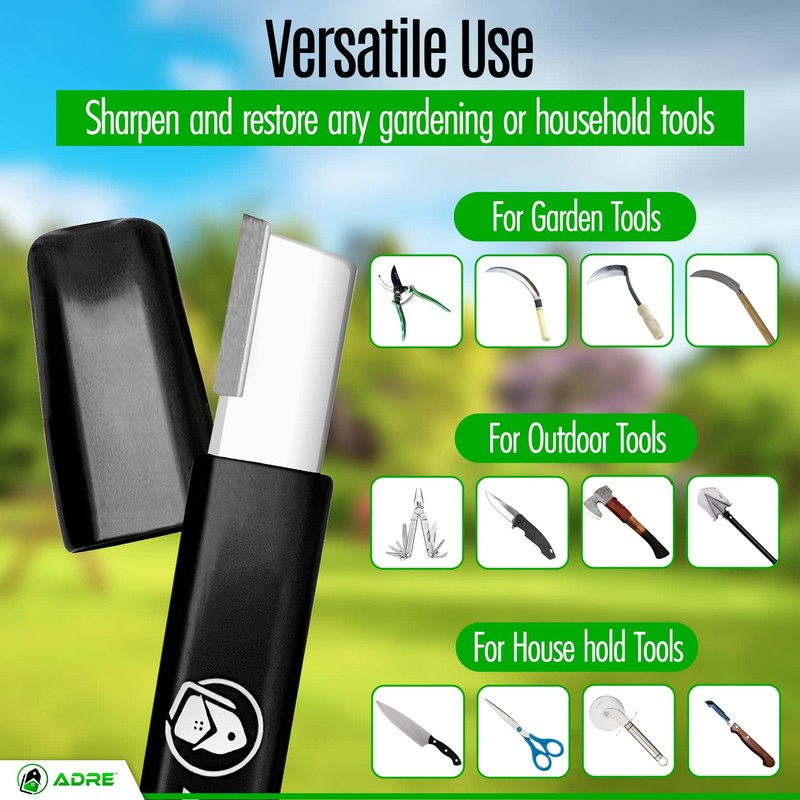 Adre Garden Tool Blade Sharpener – Professional Carbide Knife Sharpener
