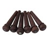 Yibuy Guitar Rosewood Bridge Pins For Acoustic Guitar