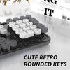 Wireless Keyboard and Mouse, KOOTOP Cute Keyboard and Mouse, 2.4G