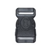Paracord Planet Locking Black Contoured Curved Side Release Buckle with