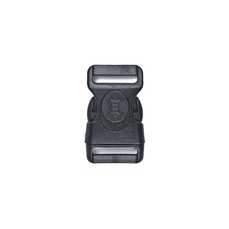 Paracord Planet Locking Black Contoured Curved Side Release Buckle with