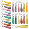 Siifert 24 Pcs Inspirational Keychains Bulk Silicone Motivational Key Chains