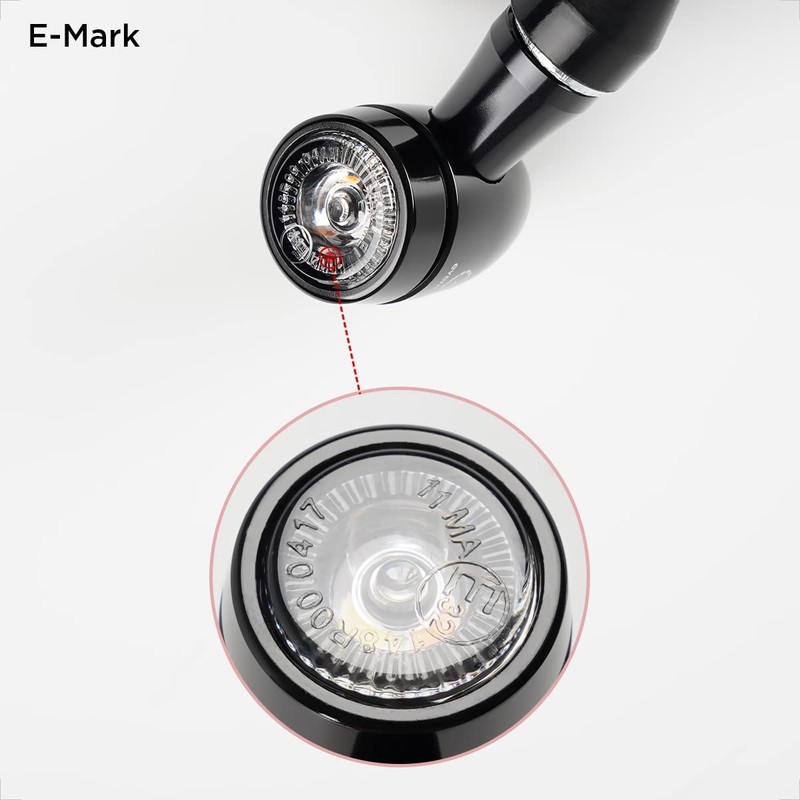 evermotor E-mark CNC 12V 2 Pcs E32 Mini LED Indicator