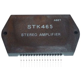 Hybrid IC STK465 80 x 45 mm Stereo Power Amplifier