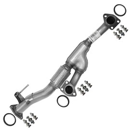 Northeastern Exhaust | Direct Fit Stainless Steel Exhaust Front Flex Y-Pipe Compatible with Honda Accord 2003-2007 3.0L - Include Gaskets, Bolts, and Nuts