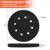 Mkobon 4 Pack 5 Inch 8 Holes Foam Sanding Pads,