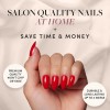 Glamnetic Press On Nails - Fiery Red | Opaque Bright