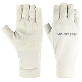 MOUNT TEC Women’s UV Protection Sunblock Fingerless Gloves for Driving Riding Fishing Golfing Outdoor Activities (Beige,XL)