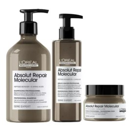 Kit Lorealabsolut Repair Molecularshampooserúmmascarilla                                                                                              