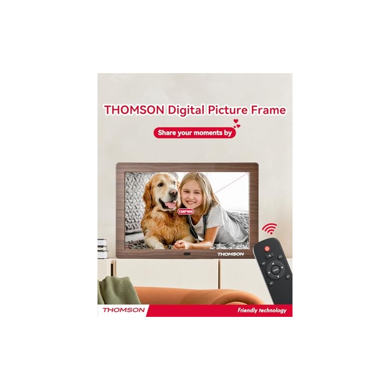 THOMSON 8" Digital Picture Frame, 1280 * 800 IPS Full
