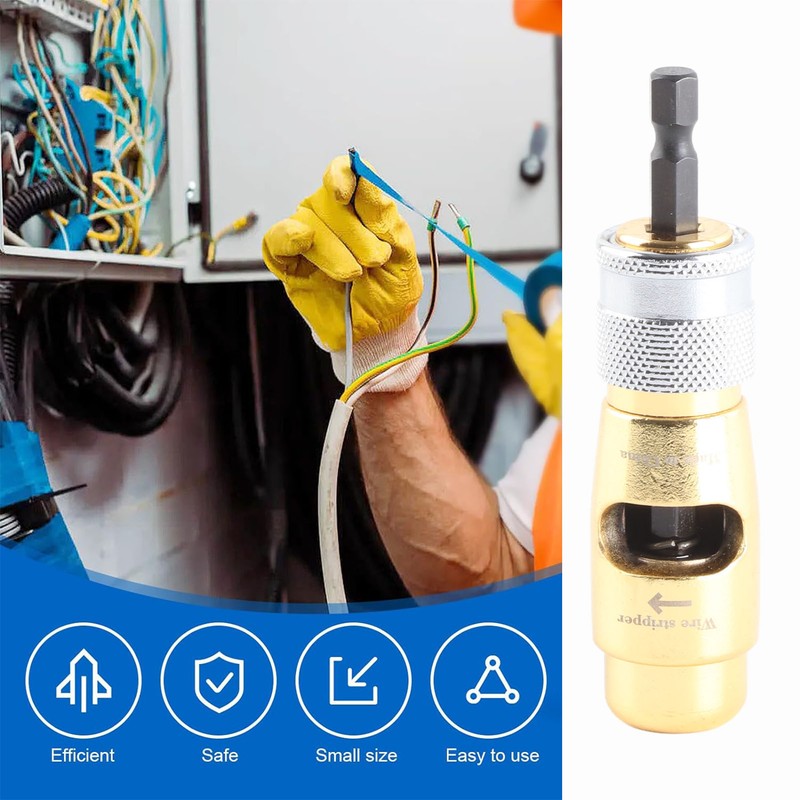 Wire Twisting Tool Stripper Twister Electrical Power Drill Terminal Stripping