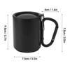 Stainless Steel Water Cup Double Layers Slip Resistant Practical Insulated