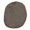 mintgreen Newborn Herringbone Newsboy Cap, brown