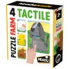 HEADU - 4 Tactile Puzzle Farm, Tocca e ricomponi!, Puzzle