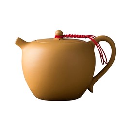 Taiwan Apple Tea Pot, 8.5 fl oz (250 ml), Taiwanese Tea Pot, Teapot, Stylish, Made in Taiwan, Chinese Tea, New Life, Present, Gift, Support for New Life, L&L ISLAND (Yellow)