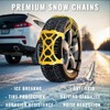 VaygWay Car Snow Tire Anti-Slip Chains - All Season Black