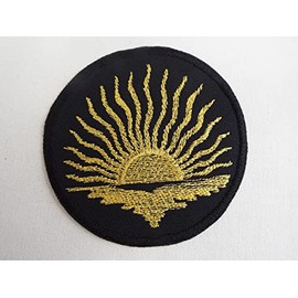 Rising Sun Embroidery Iron-on Patch