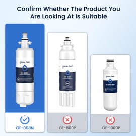 GLACIER FRESH Fridge Freezer Water Filter Replacement for Blomberg Beko 4874960100 Water Filter, 1 Pack