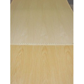 Red Oak Wood Veneer 48" x 96" with Wood Backer 4' x 8' x 1/25" Thick A Grade