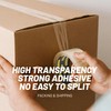 X-Tape Clear Packing Tape (12 Rolls / 780 Total Yards),